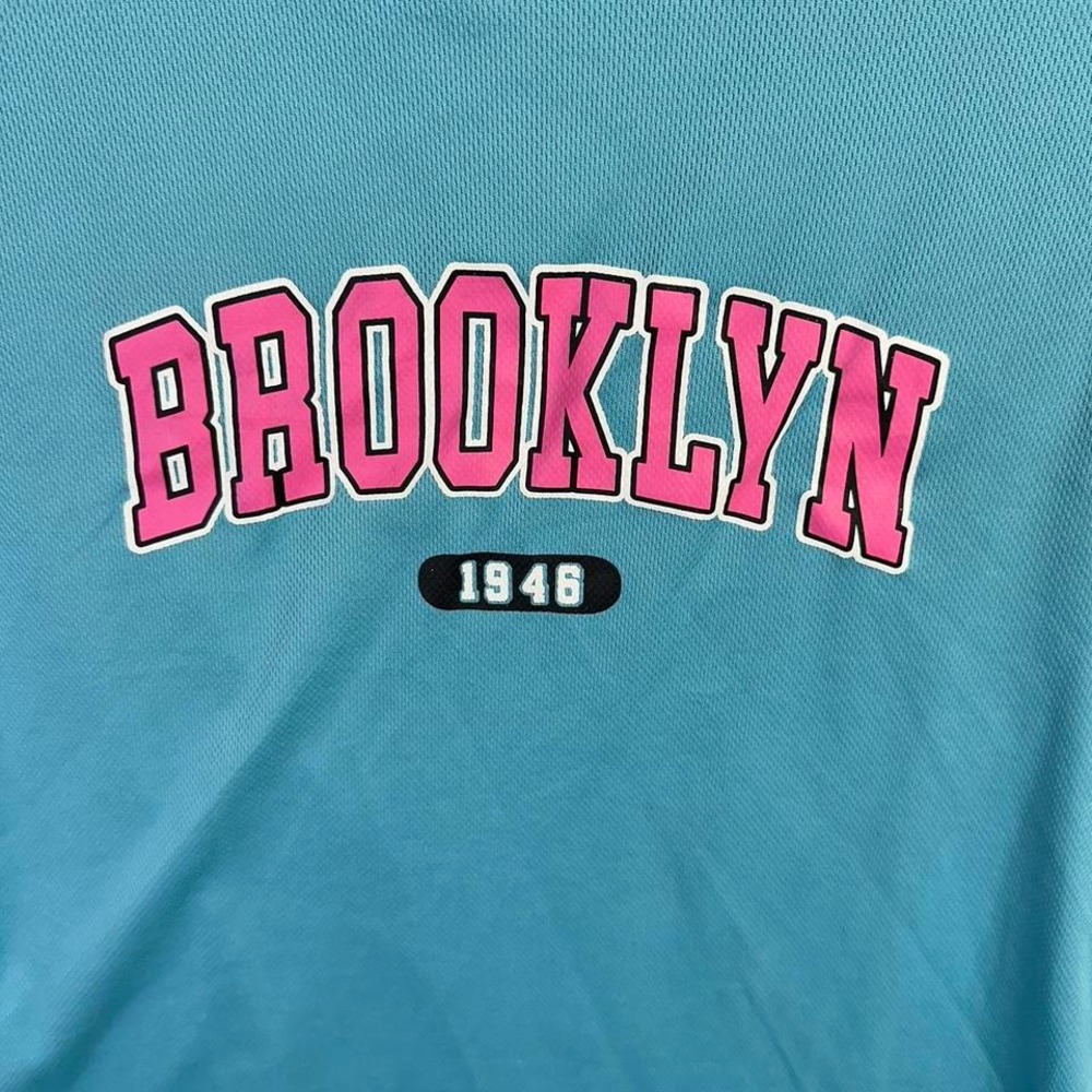 Blue and pink Brooklyn Jersey tank top Men's XL - Picture 2 of 5